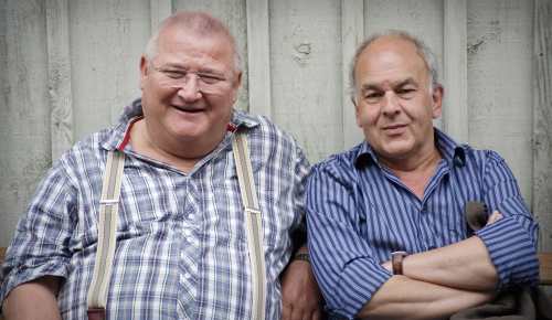 Krausesbraut Galerie.1jpg Horst Krause und Regisseur Bernd Böhlich